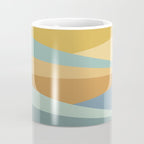 Geometric Triangles XIII Retro Summer Coffee Mug Gallery Image 4
