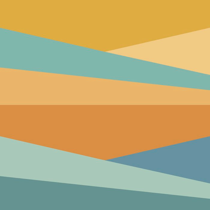 Geometric Triangles XIII Retro Summer Coffee Mug Gallery Image 2