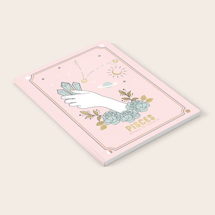 Pisces Zodiac sign Notebook Gallery Image 2