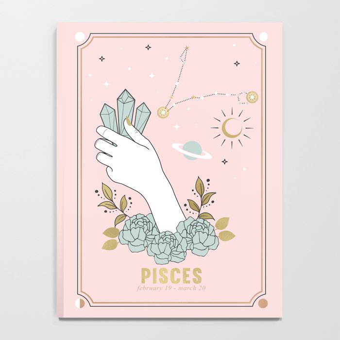 Pisces Zodiac sign Notebook Gallery Image 4