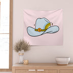 Capricorn Cowboy Hat Wall Tapestry Gallery Image 2