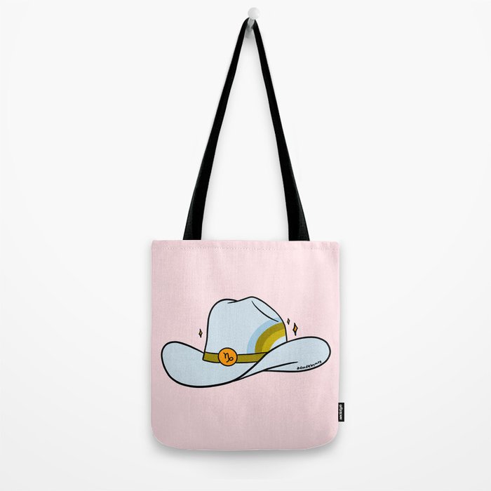 Capricorn Cowboy Hat Tote Bag Gallery Image 2