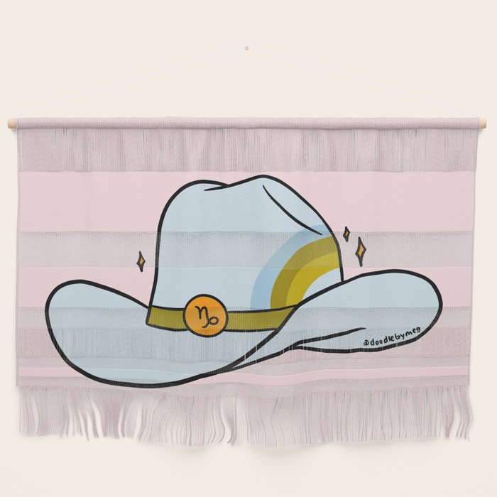 Capricorn Cowboy Hat Wall Hanging Gallery Image 1