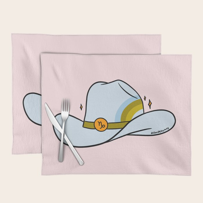 Capricorn Cowboy Hat Placemat Gallery Image 1