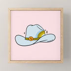 Capricorn Cowboy Hat Mini Art Print Gallery Image 1