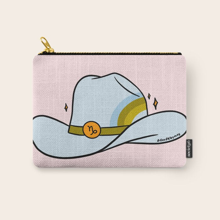 Capricorn Cowboy Hat Carry All Pouch Gallery Image 1