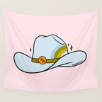 Capricorn Cowboy Hat Wall Tapestry Gallery Image 4