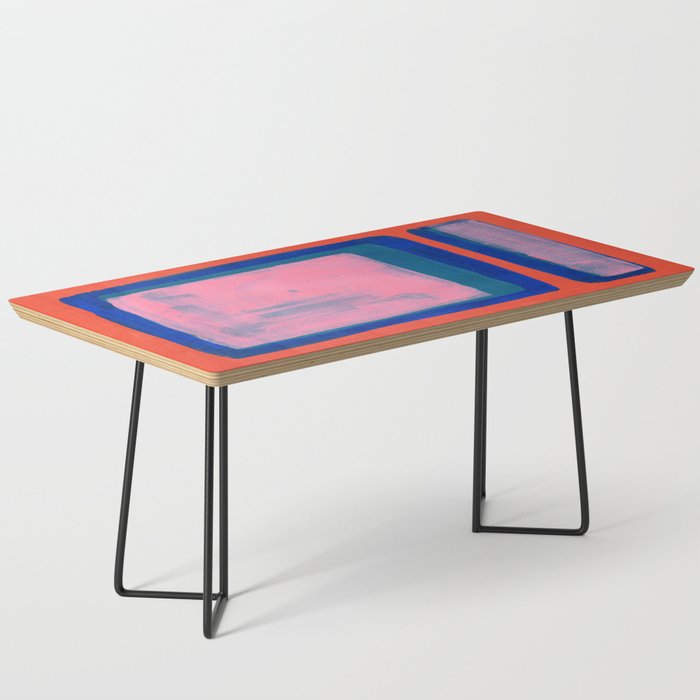 Double Blue Pink Colourfield  Coffee Table Gallery Image 1
