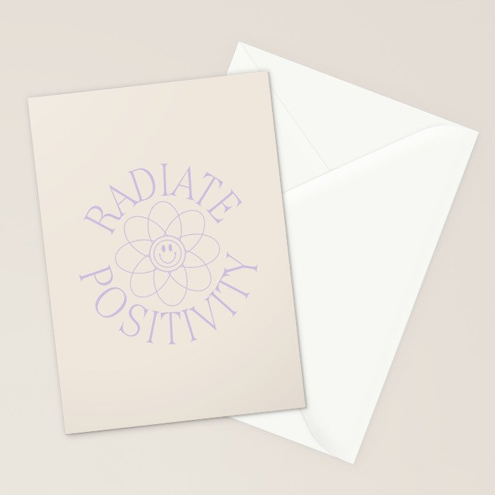 Radiate Positivity Stationery Card Gallery Image 2