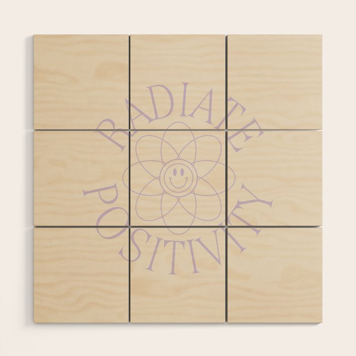Radiate Positivity Wood Wall Art Gallery Image 1