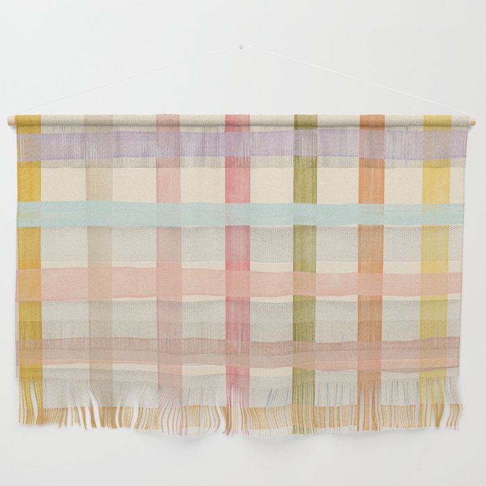 Pastel plaid Wall Hanging Gallery Image 1