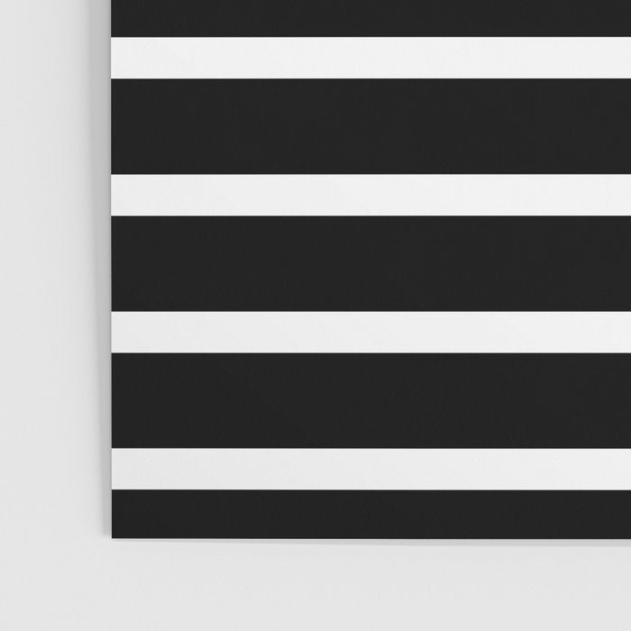 Bold Black And White Simple Stripes Elegant Minimalistic Style Poster Gallery Image 3