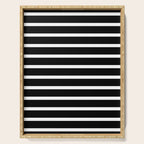 Bold Black And White Simple Stripes Elegant Minimalistic Style Serving Tray Gallery Image 1