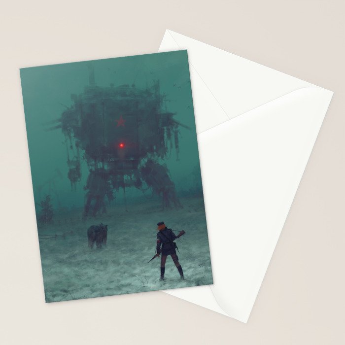 1920 - red wreck Stationery Card Gallery Image 2