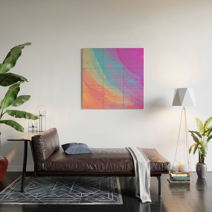 full color summer Wood Wall Art Gallery Image 2