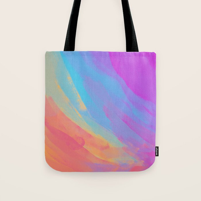 full color summer Tote Bag Gallery Image 1