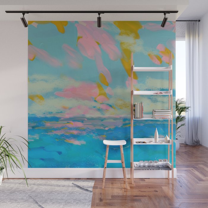la mer in summer  Wall Mural Gallery Image 1