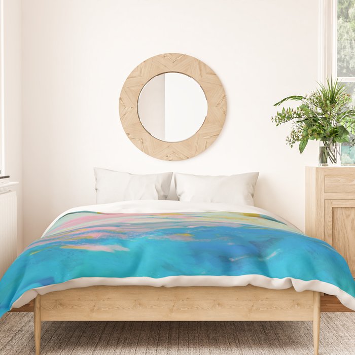 la mer in summer  Duvet Cover Gallery Image 3