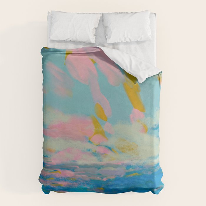 la mer in summer  Duvet Cover Gallery Image 6