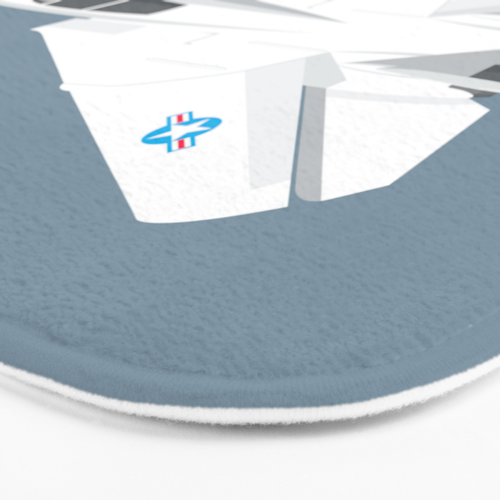 F-14 Tomcat Jet Aircraft - Slate Bath Mat Gallery Image 3