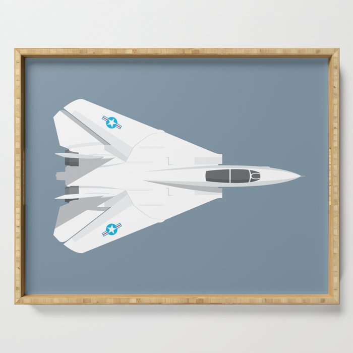 F-14 Tomcat Jet Aircraft - Slate Serving Tray Gallery Image 1