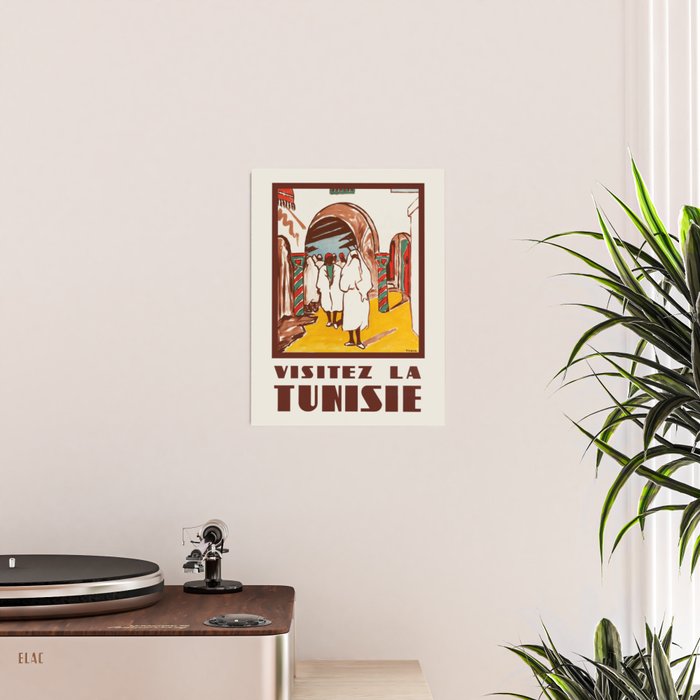 Tunisia Vintage travel poster, 1950s Poster Gallery Image 2