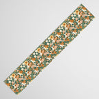 Butterfly Unicorns Frolicking in the Garden - Dark Table Runner Gallery Image 3