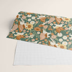 Butterfly Unicorns Frolicking in the Garden - Dark Wrapping Paper Gallery Image 2