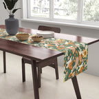 Butterfly Unicorns Frolicking in the Garden - Dark Table Runner Gallery Image 2