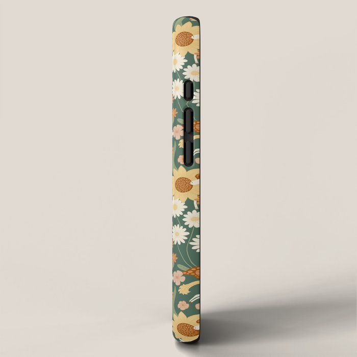 Butterfly Unicorns Frolicking in the Garden - Dark iPhone Case Gallery Image 2