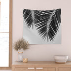 Palm Leaf Black & White II Wall Tapestry Gallery Image 2