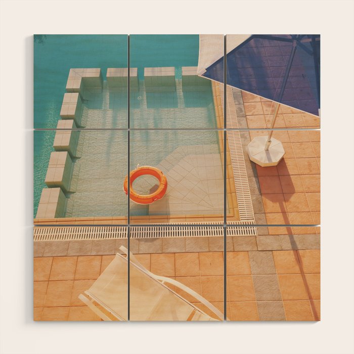 Swimming Pool Wood Wall Art Gallery Image 1