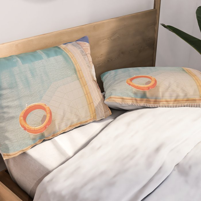 Swimming Pool Pillow Sham Gallery Image 2