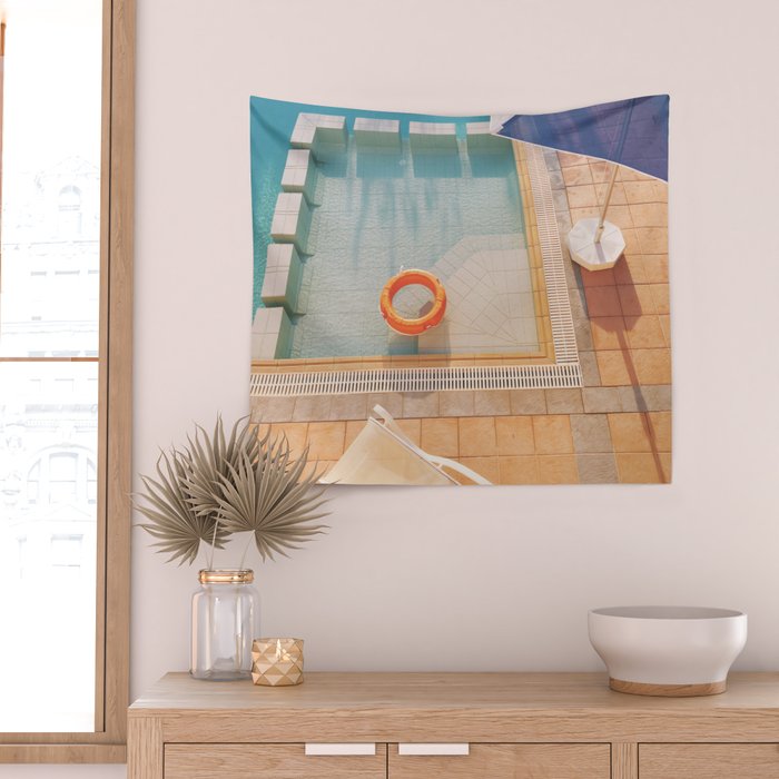 Swimming Pool Wall Tapestry Gallery Image 2