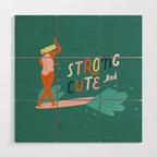 Strong and cute Wood Wall Art Gallery Image 1