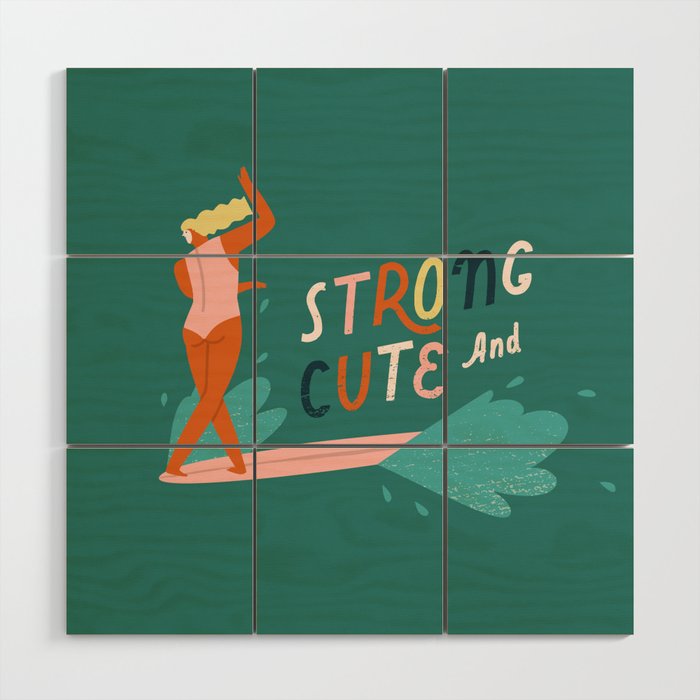 Strong and cute Wood Wall Art Gallery Image 1
