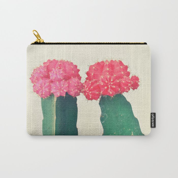 Plaid Cacti Carry All Pouch Gallery Image 1