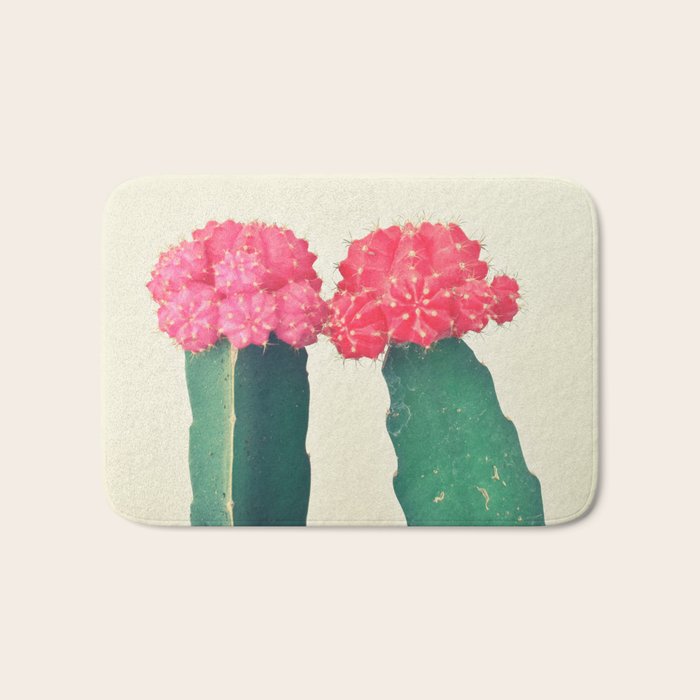 Plaid Cacti Bath Mat Gallery Image 1