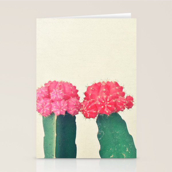 Plaid Cacti Stationery Card Gallery Image 1