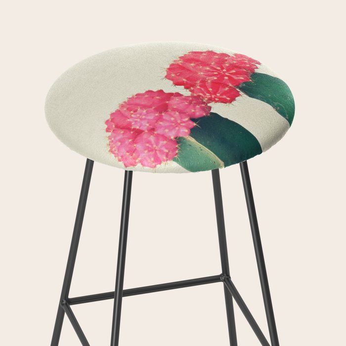 Plaid Cacti Stool Gallery Image 2