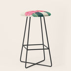 Plaid Cacti Stool Gallery Image 1