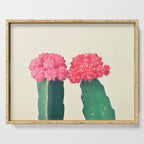 Plaid Cacti Serving Tray Gallery Image 1