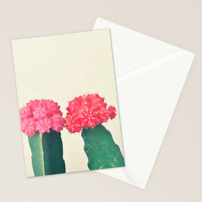 Plaid Cacti Stationery Card Gallery Image 2