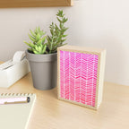 Herringbone - Pink OmbrÃ© Mini Art Print Gallery Image 2