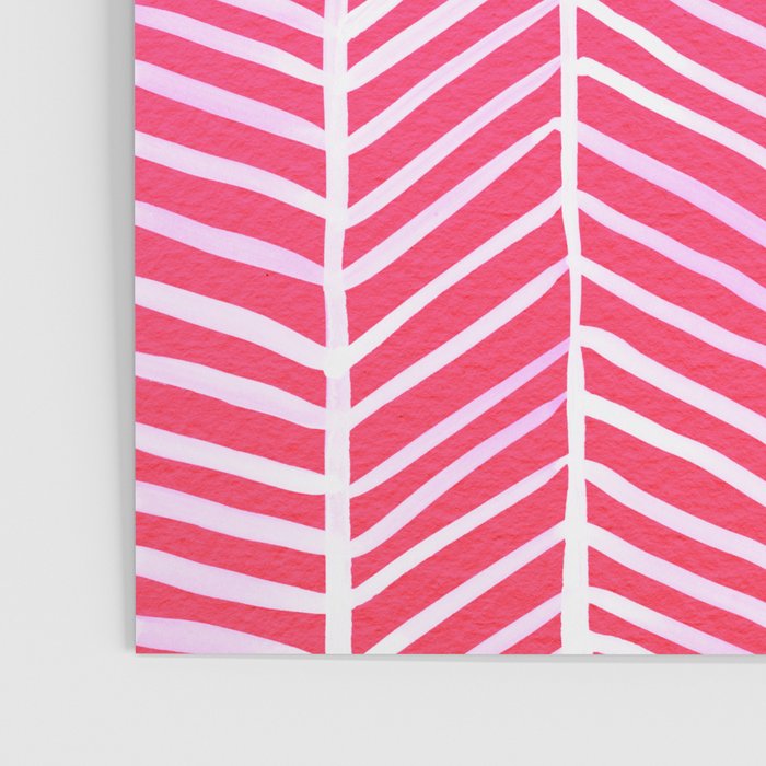 Herringbone - Pink OmbrÃ© Poster Gallery Image 3