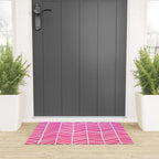 Herringbone - Pink OmbrÃ© Welcome Mat Gallery Image 3