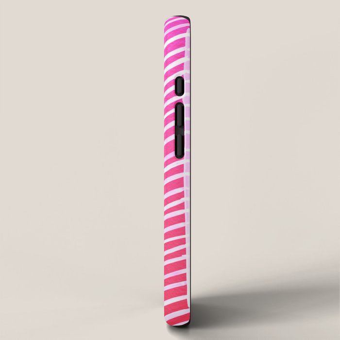 Herringbone - Pink OmbrÃ© iPhone Case Gallery Image 2