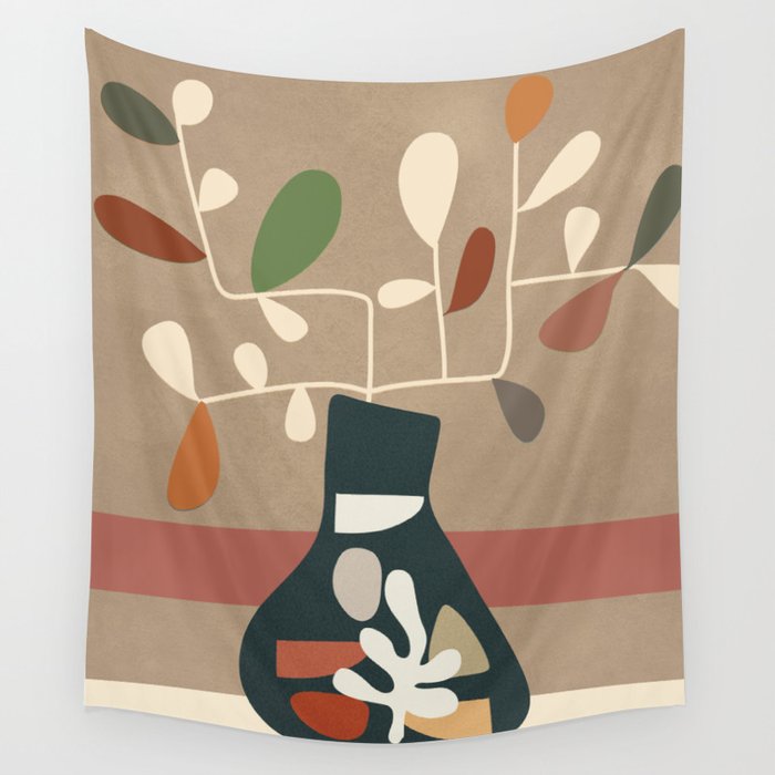 Vase of Vibrance 4 Wall Tapestry Gallery Image 1