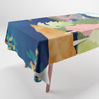Summer Forest Lake Tablecloth Gallery Image 1
