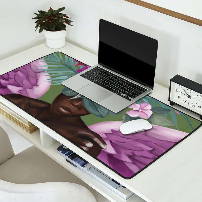 Celestial Bloom Desk Mat Gallery Image 2